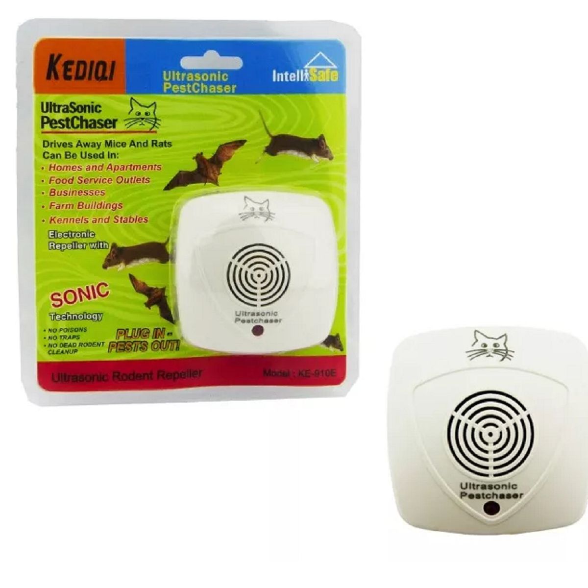 GENERICO - Ahuyentadores Ultrasonicos Insectos Pestchaser