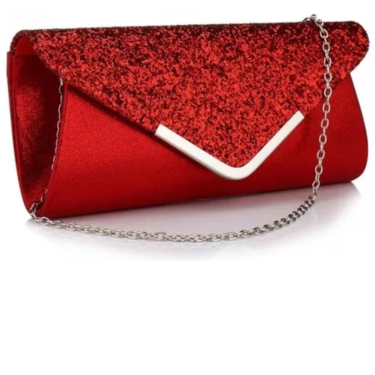 GENERICO - Bolso Fiesta Noche Clutch Dama Cartera Cocktail Dorada
