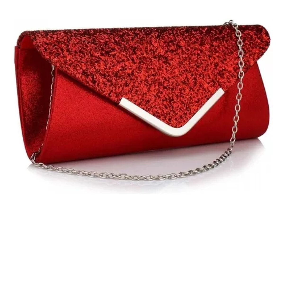 GENERICO - Bolso Fiesta Noche Clutch Dama Cartera Cocktail Dorada