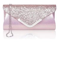 Bolso Fiesta Noche Clutch Dama Cartera rosa