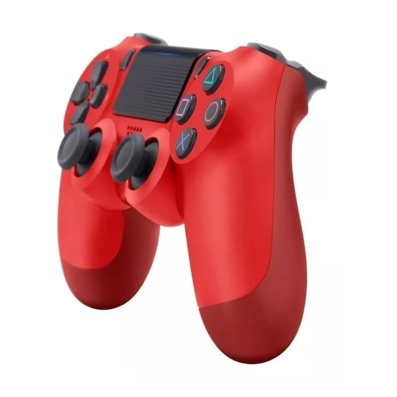 GENERICO - Joystick Compatible Con Play 4 Dualshock 4 Control Mando Ps Color Rojo
