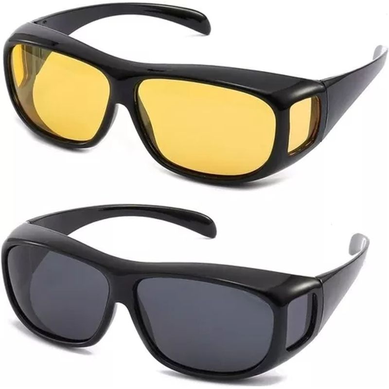 GENERICO - Par Lentes Gafas Sol Polarizados + Visión Nocturna Manejar