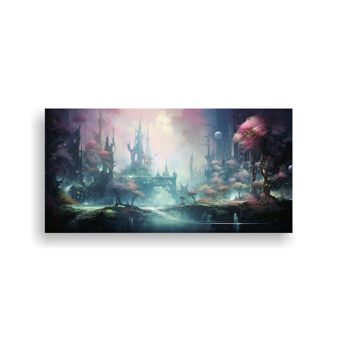 GENERICO - Paisajes Místicos En Pinturas Decorativas De Acuarela 160x80cm