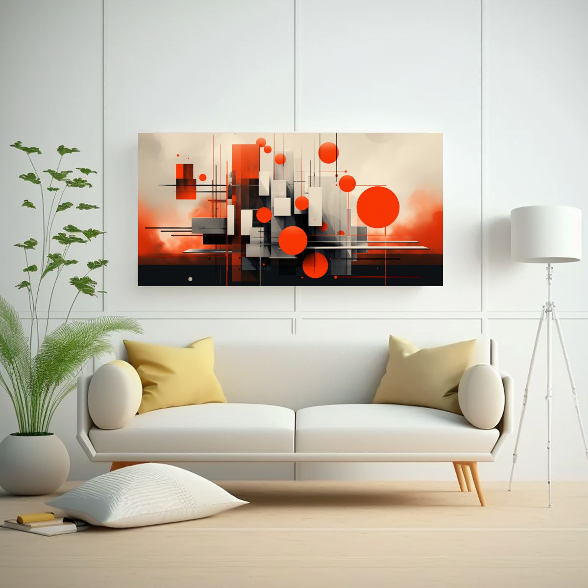 GENERICO - Pinturas De Decoración De Arte De Pared Creativa Diseño Ar 160x80cm