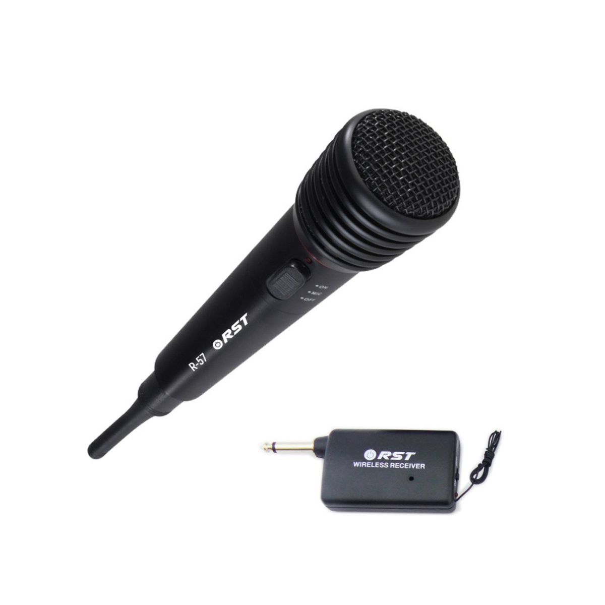 GENERICO - Micrófono Alámbrico dinámico M1017 con Plug-in 6.3 mm Grabación