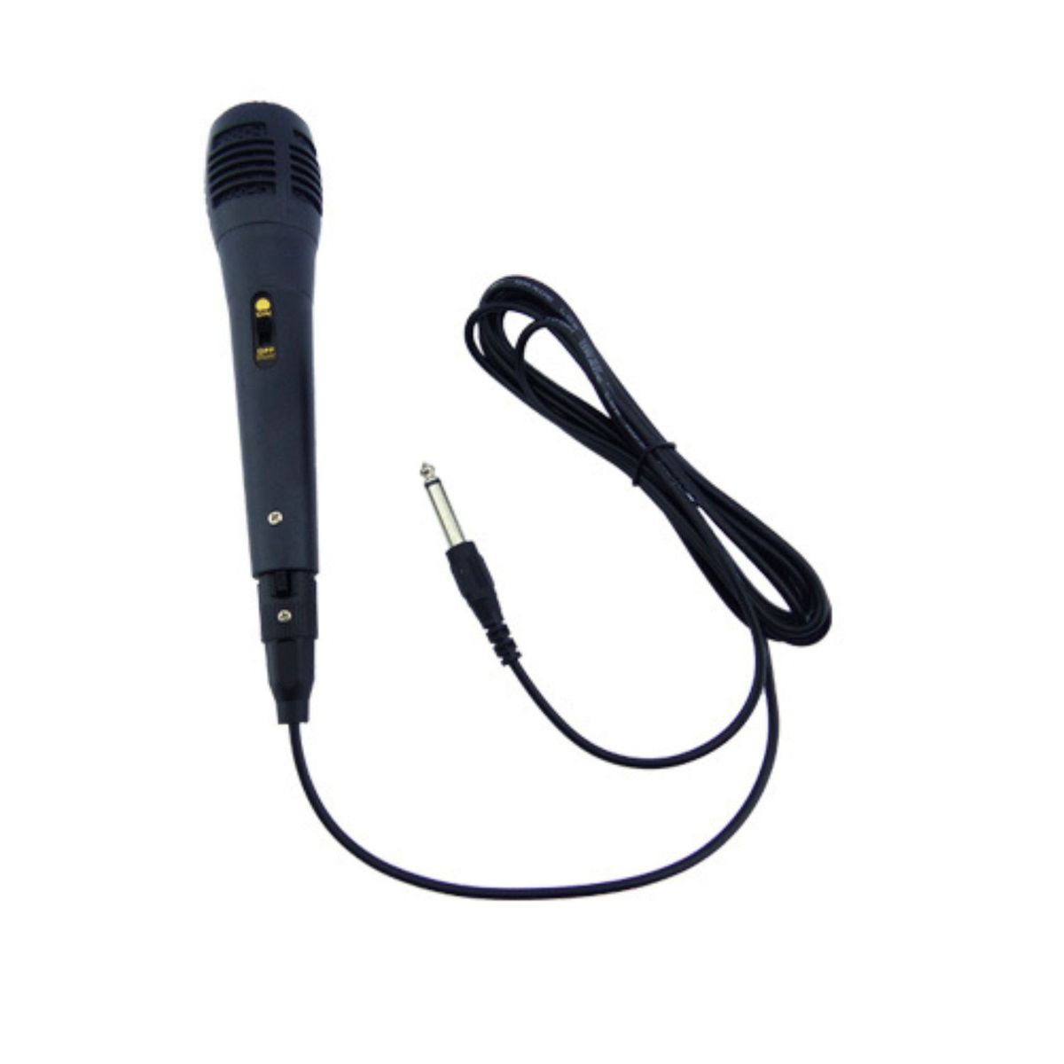 GENERICO - Micrófono Alámbrico dinámico M1017 con Plug-in 6.3 mm Grabación