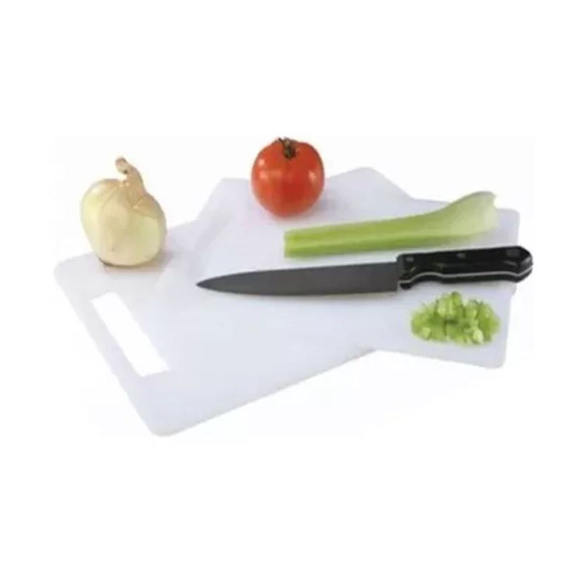 GENERICO - Tabla De Cortar Y Picar De Cocina Plástico 37x23x06cm