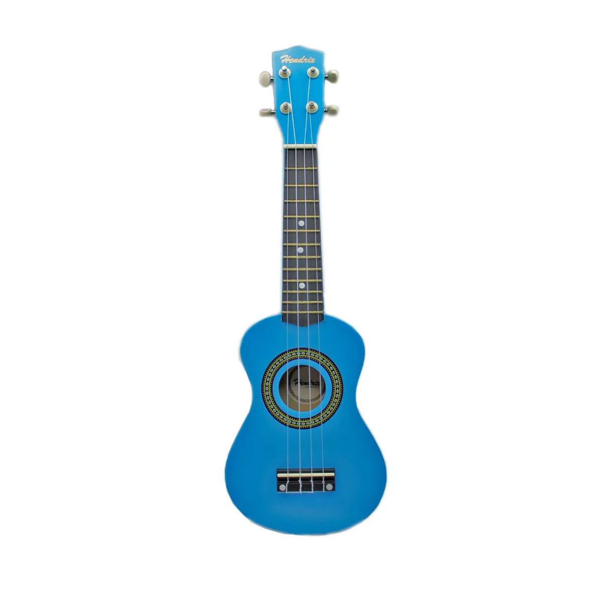 HENDRIX - Ukulele 21 Pulgadas Con Funda Y Uñeta Color Azul - SC