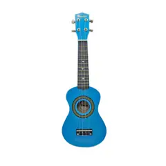 HENDRIX - Ukulele 21 Pulgadas Con Funda Y Uñeta Color Azul - SC