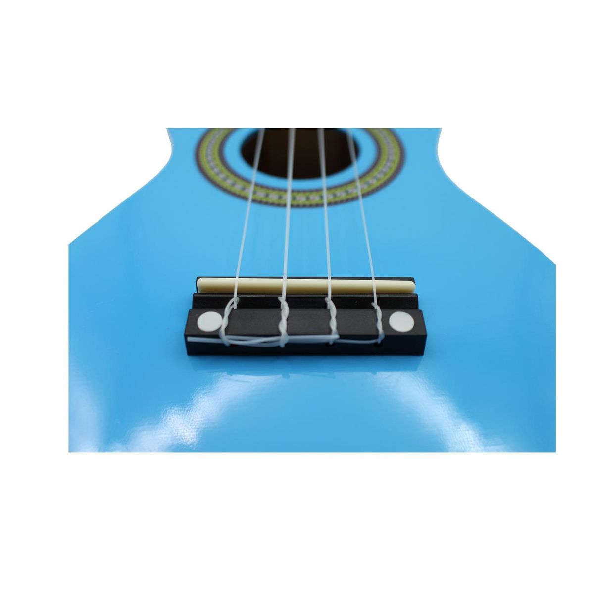 HENDRIX - Ukulele 21 Pulgadas Con Funda Y Uñeta Color Azul - SC