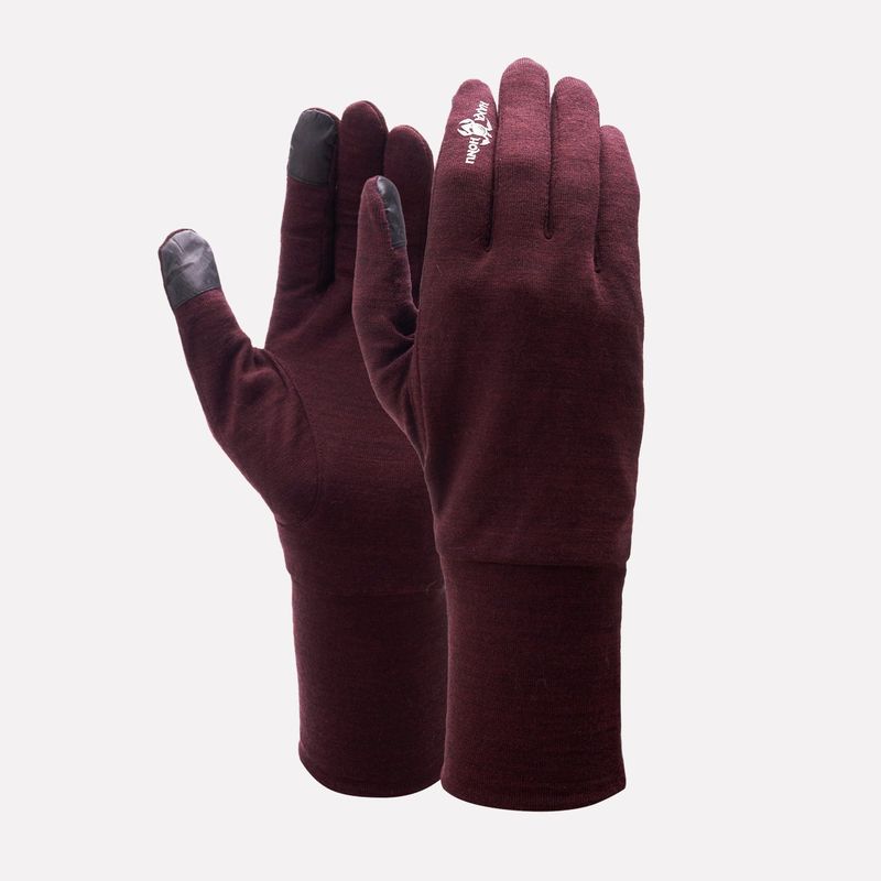 HAKA HONU - Guante Calafate Merino Wool Burdeo Haka Honu