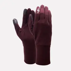 HAKA HONU - Guante Calafate Merino Wool Burdeo