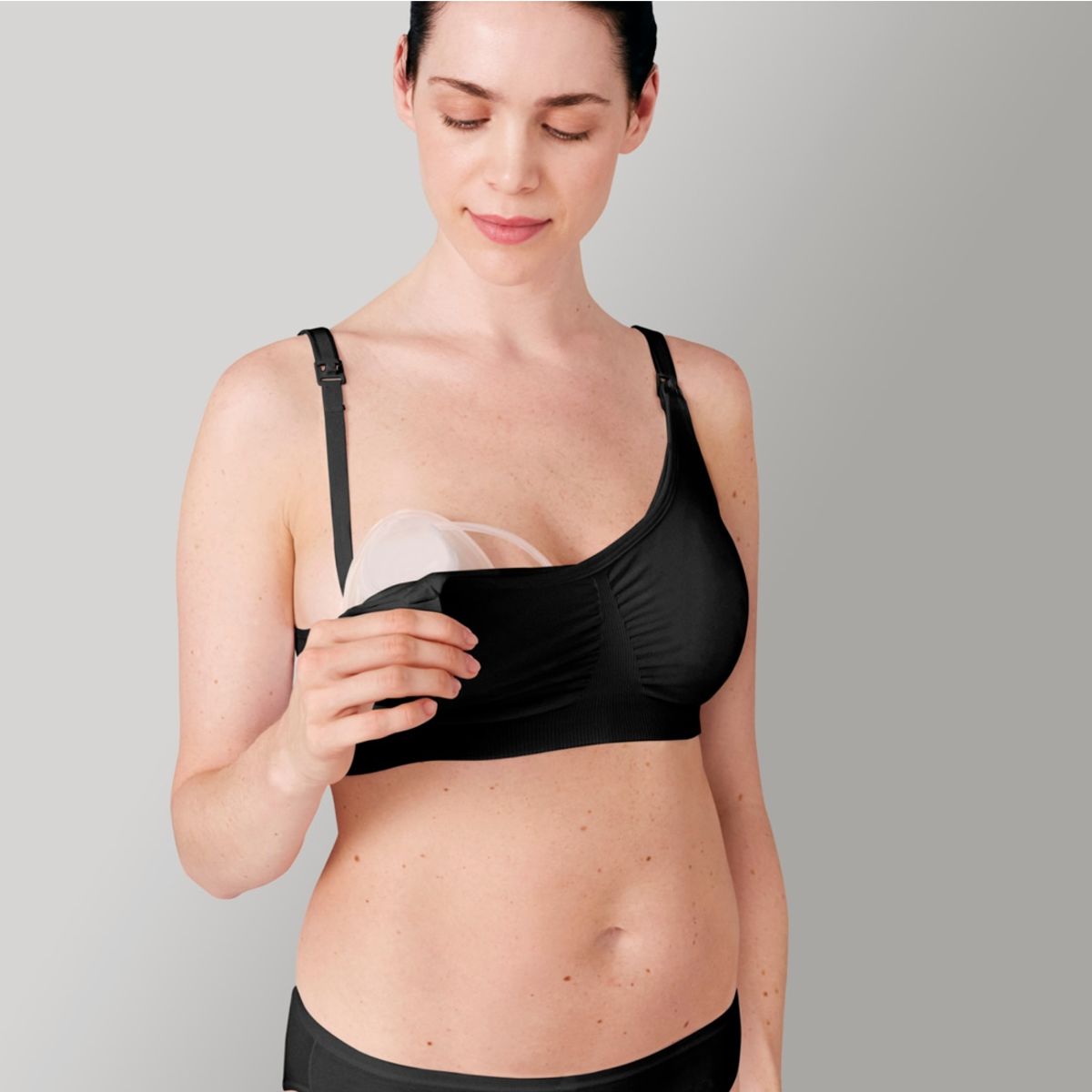 MEDELA - Sostén de lactancia y extracción 3 en 1 Negro Medela