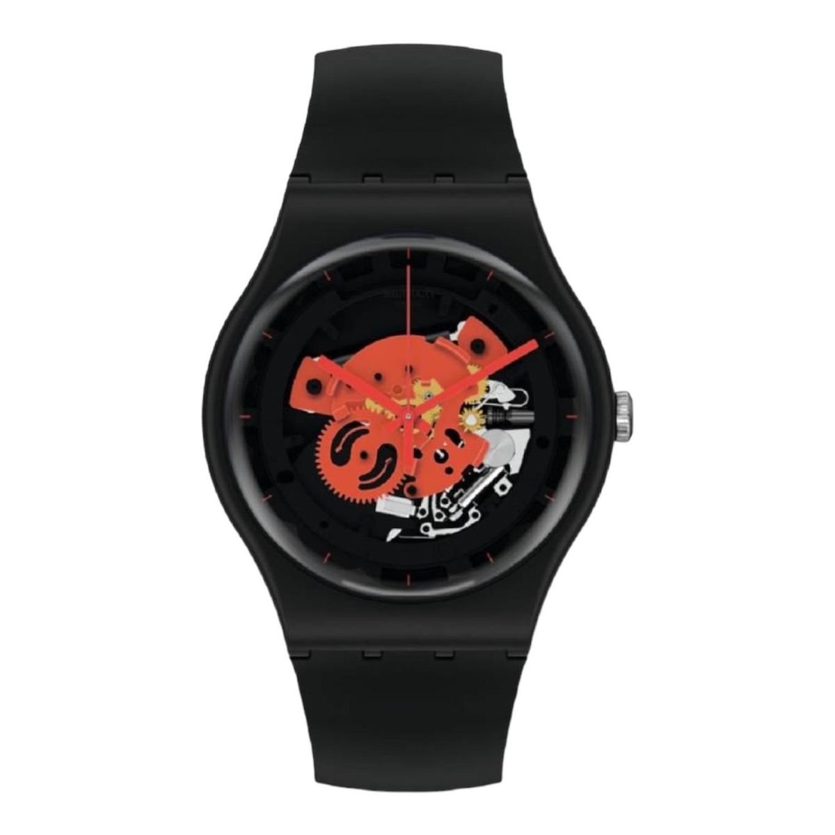 SWATCH - Reloj Unisex SWATCH TIME TO RED BIG SO32B110