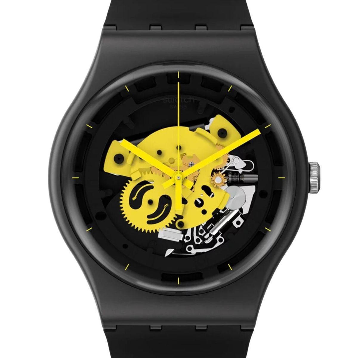 SWATCH - Reloj Unisex SWATCH TIME TO YELLOW BIG SO32B111