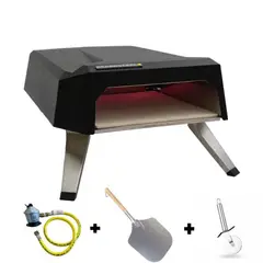 PERMASTEEL - Horno de Pizza a Gas + Pala