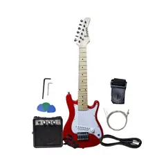 SCORPION - Guitarra eléctrica pack niño ROJA