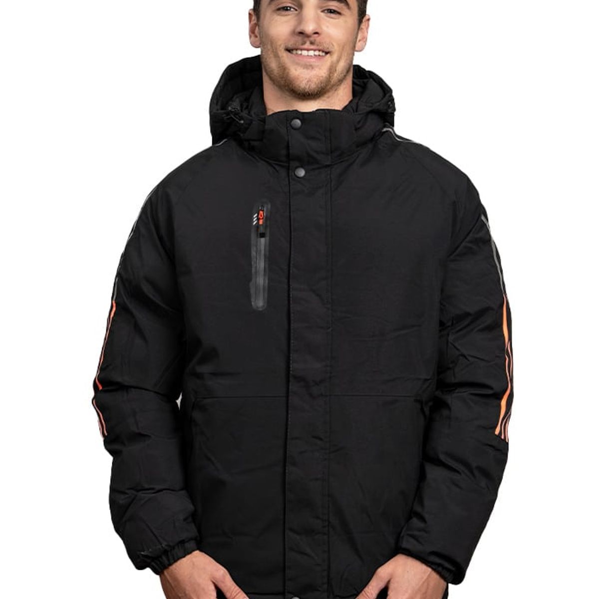 TODOPIEL - Parka Hombre Negro Todopiel