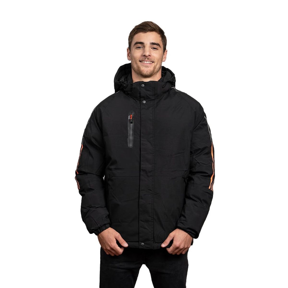 TODOPIEL - Parka Hombre Negro Todopiel