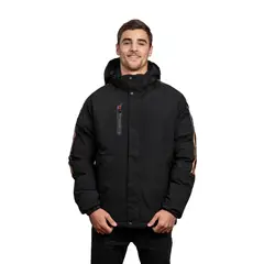 TODOPIEL - Parka Hombre Negro