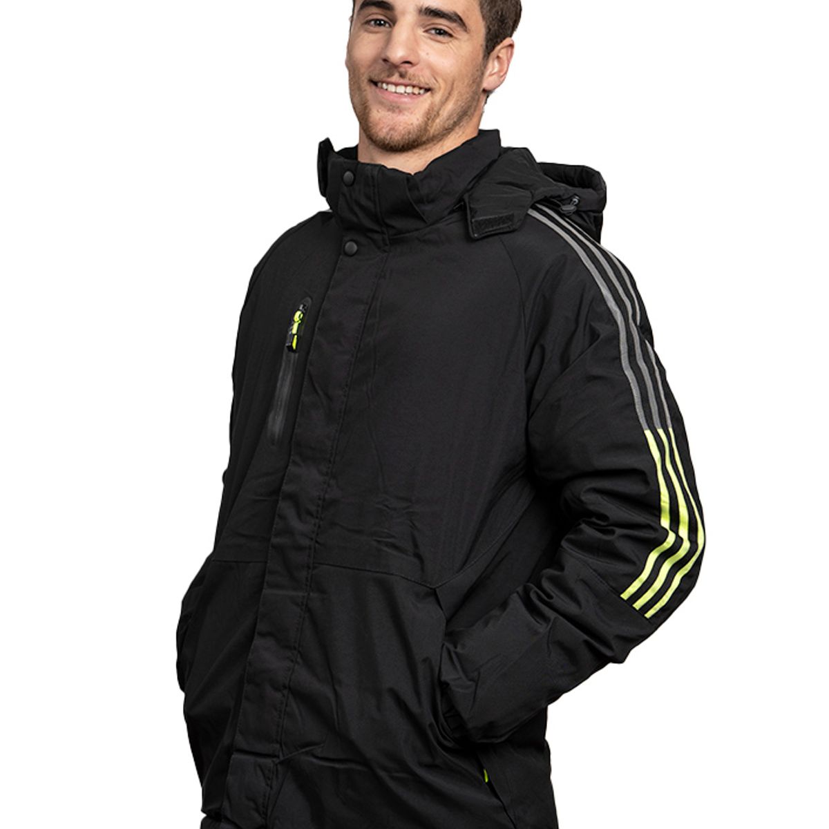 TODOPIEL - Parka Hombre Negro Todopiel