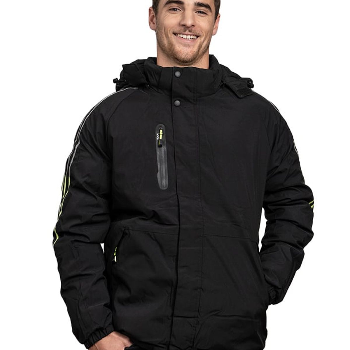 TODOPIEL - Parka Hombre Negro Todopiel