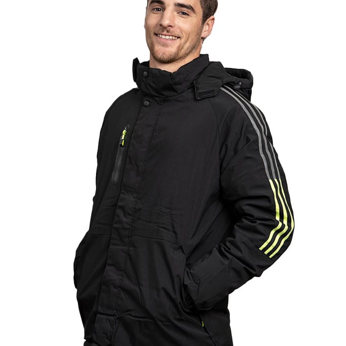 TODOPIEL - Parka Hombre Negro Todopiel