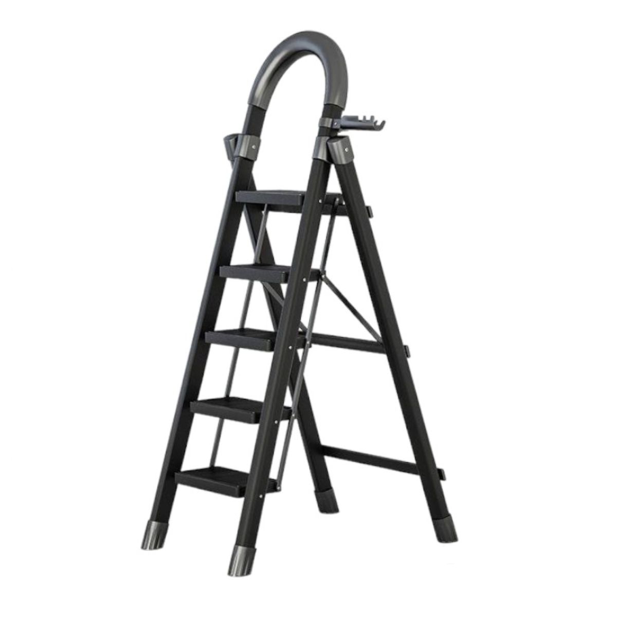 LUBABYCAS - Escalera De Acero Plegable Con 5 Escalones By LuBabycas