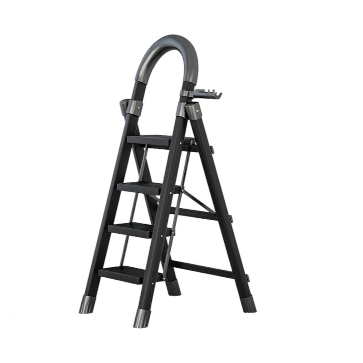 LUBABYCAS - Escalera De Acero Plegable Con 4 Escalones By LuBabycas