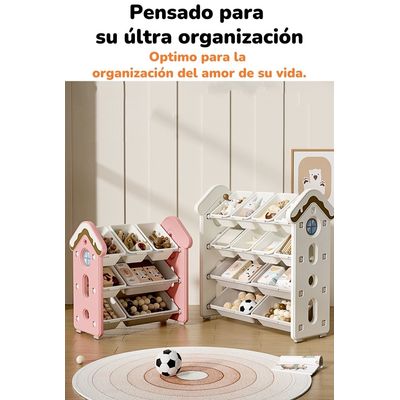Imagen 2 del producto Estante Infantil Organizador De Juguetes Blanco By