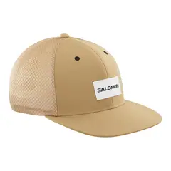 SALOMON - Jockey Trucker Flat Cap Beige