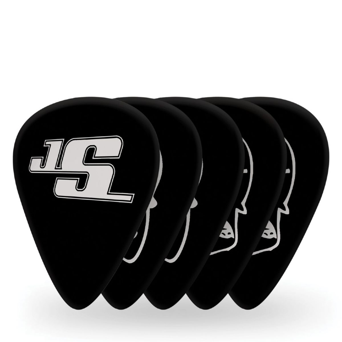 DADDARIO - Uñetas Satriani Black (.70mm) 10 pack 1CBK4-10JS Daddario