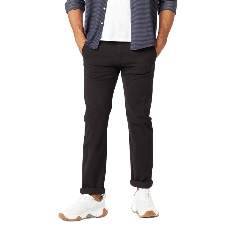 DOCKERS - Pantalón Hombre Ultimate Chino Slim Fit Negro Dockers