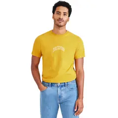 DOCKERS - Polera Hombre Graphic Tee Slim Fit Amarillo