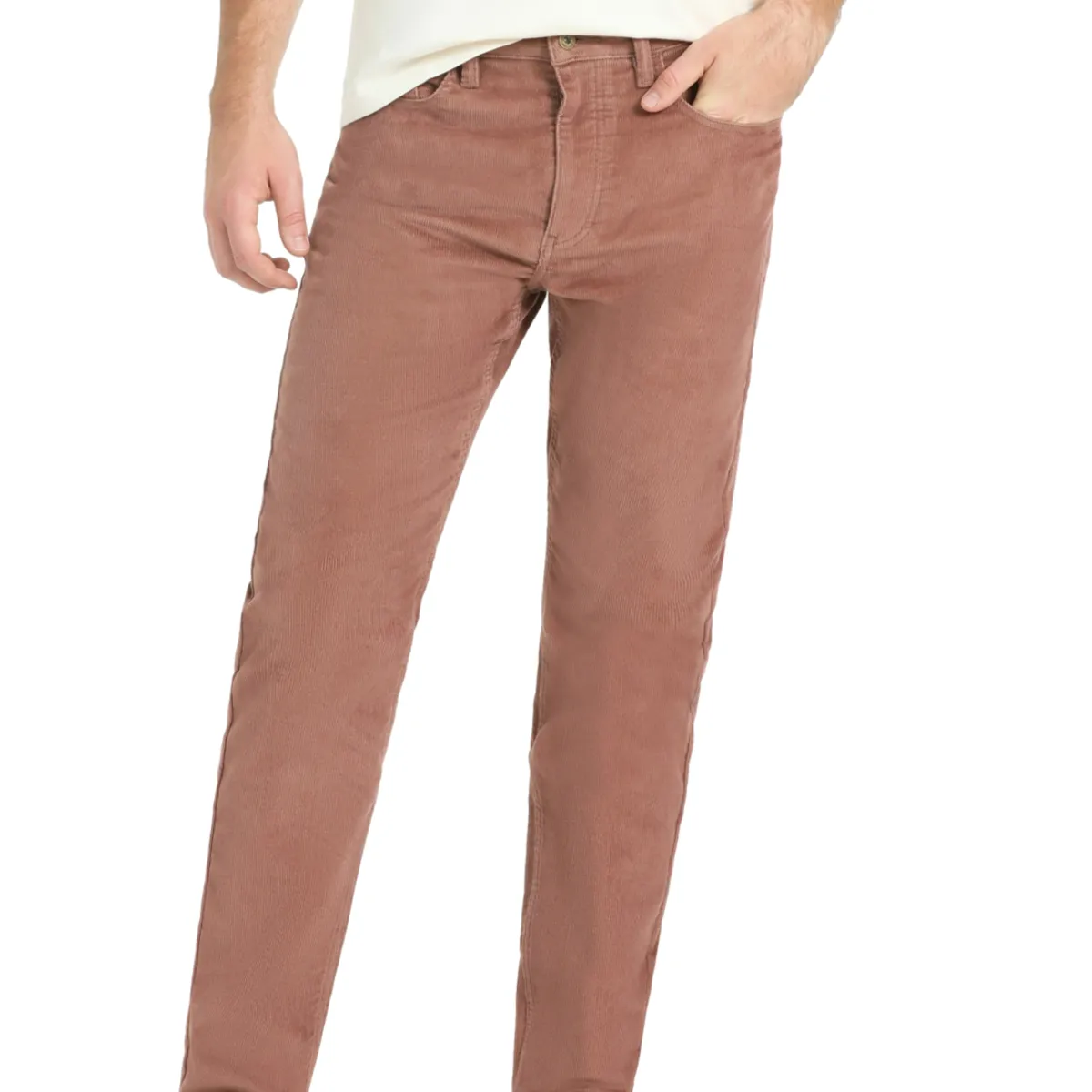 DOCKERS - Pantalón Hombre Jean Cut Cotelé Slim Fit Café Dockers