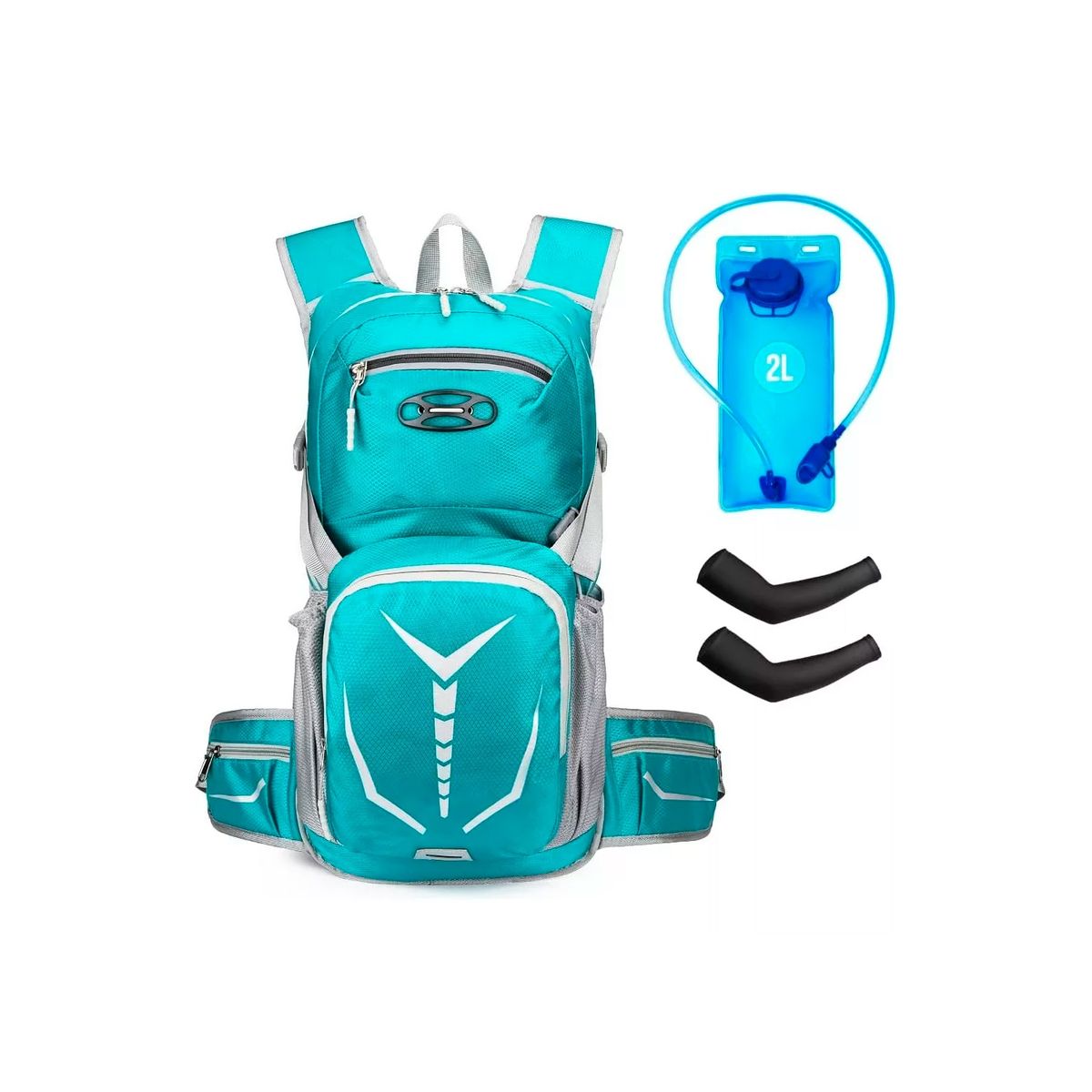 GENERICO - Mochila De Hidratación Ciclismo Hiking Campismo+2lbolsa Agua