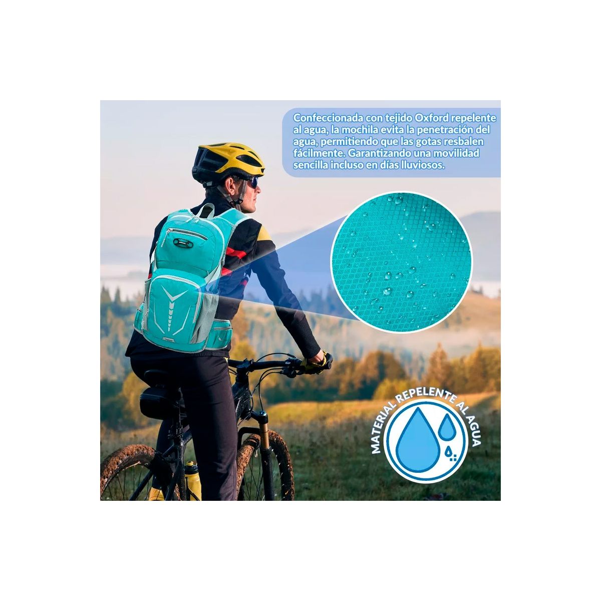 GENERICO - Mochila De Hidratación Ciclismo Hiking Campismo+2lbolsa Agua