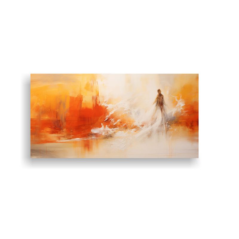 GENERICO - Cuadro Abstracto De Aceite Abstracto Minimalista Estilo Boho 160x80cm