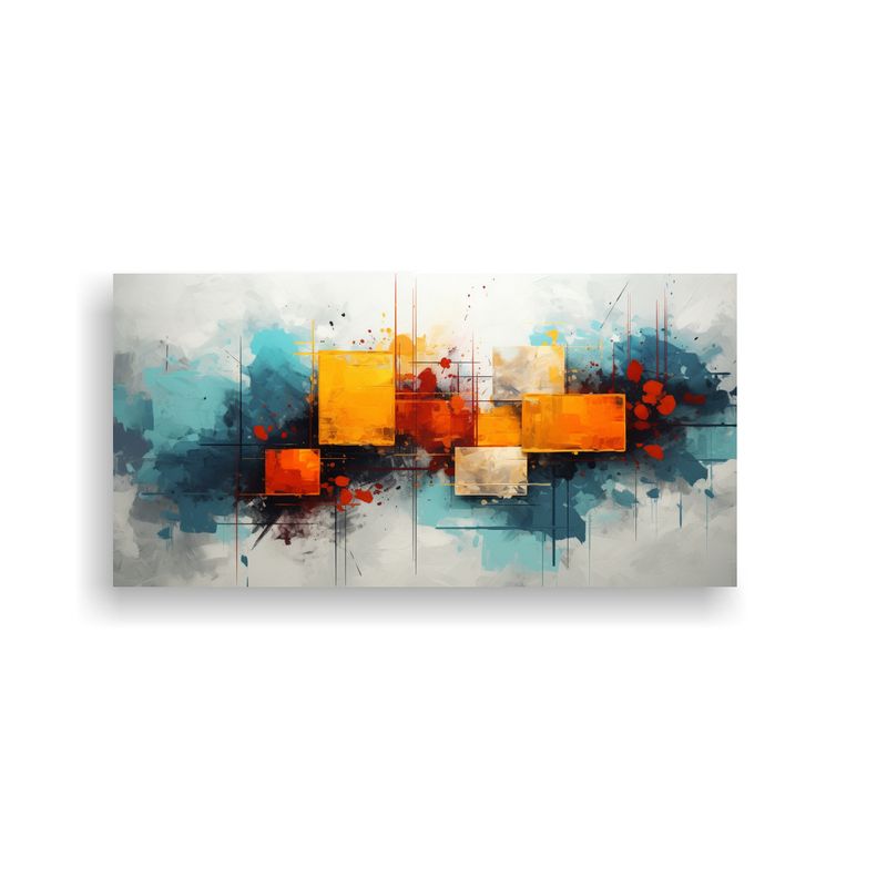 GENERICO - Cuadro Decorativo De Arte Fotografía Composición Equilibra 160x80cm