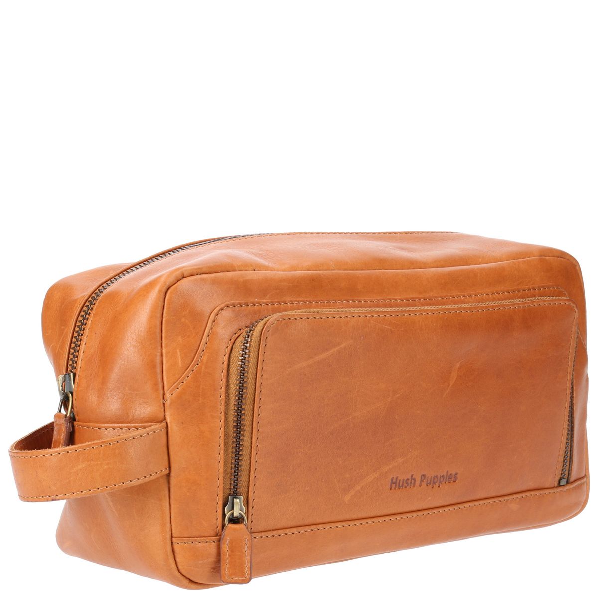 HUSH PUPPIES - Necessaire Casual Om Neceser Café Unisex HUSH PUPPIES