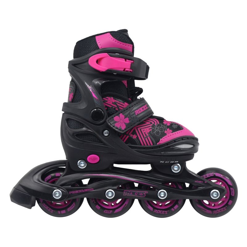 GENERICO - Patines en línea Jokey 3.0 Black Pink  Talla: 30-33 (ruedas 70mm)