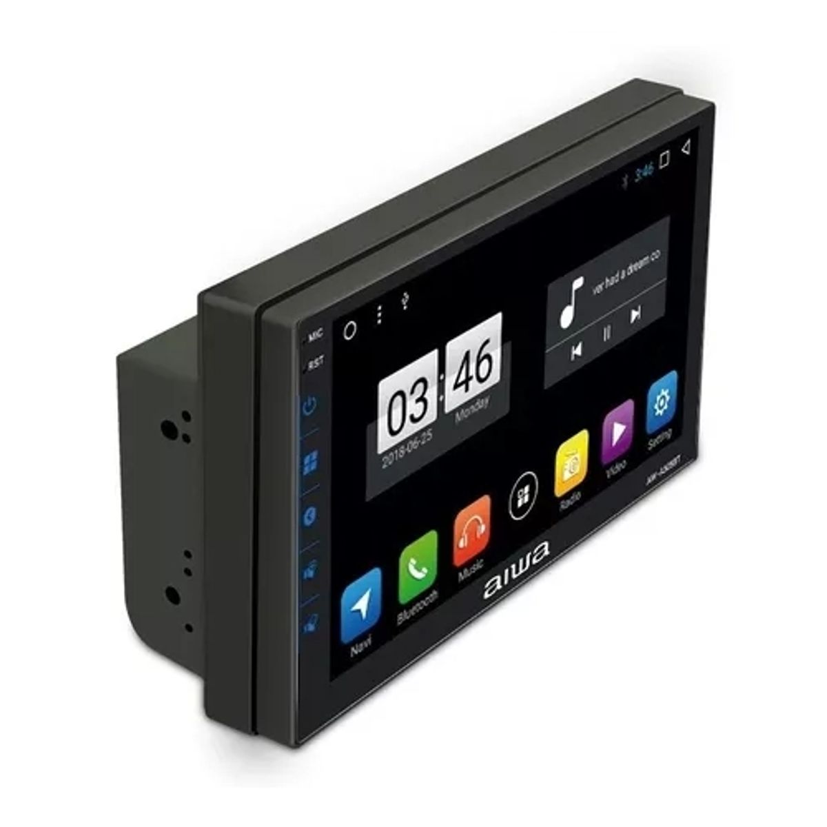 AIWA - Radio Auto 2 Din Pantalla Touch HD De 7'' Android 12.0