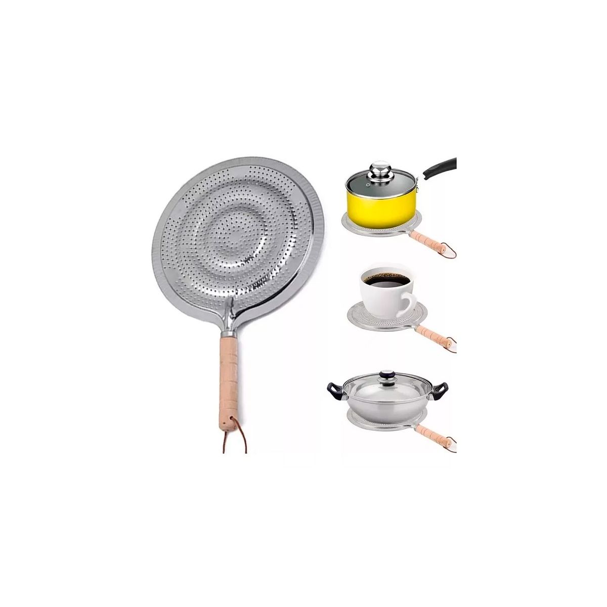 GENERICO - Difusor De Calor Protector Cafeteras Teteras Ollas Sartenes