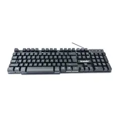 GENERICO - Set Teclado con Mouse Gamer Banda KM-99 Retro Iluminado