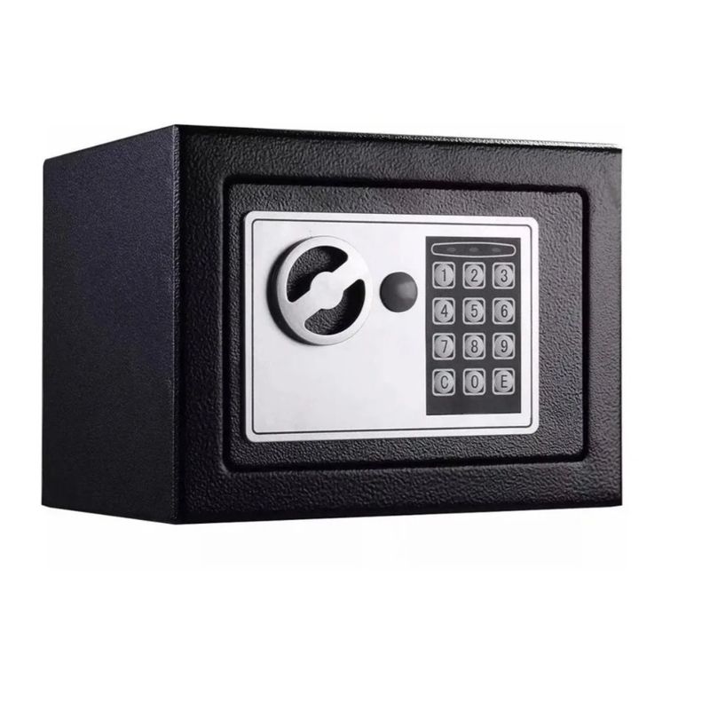 GENERICO - Caja Seguridad Fuerte Digital Safewell Llaves Negra