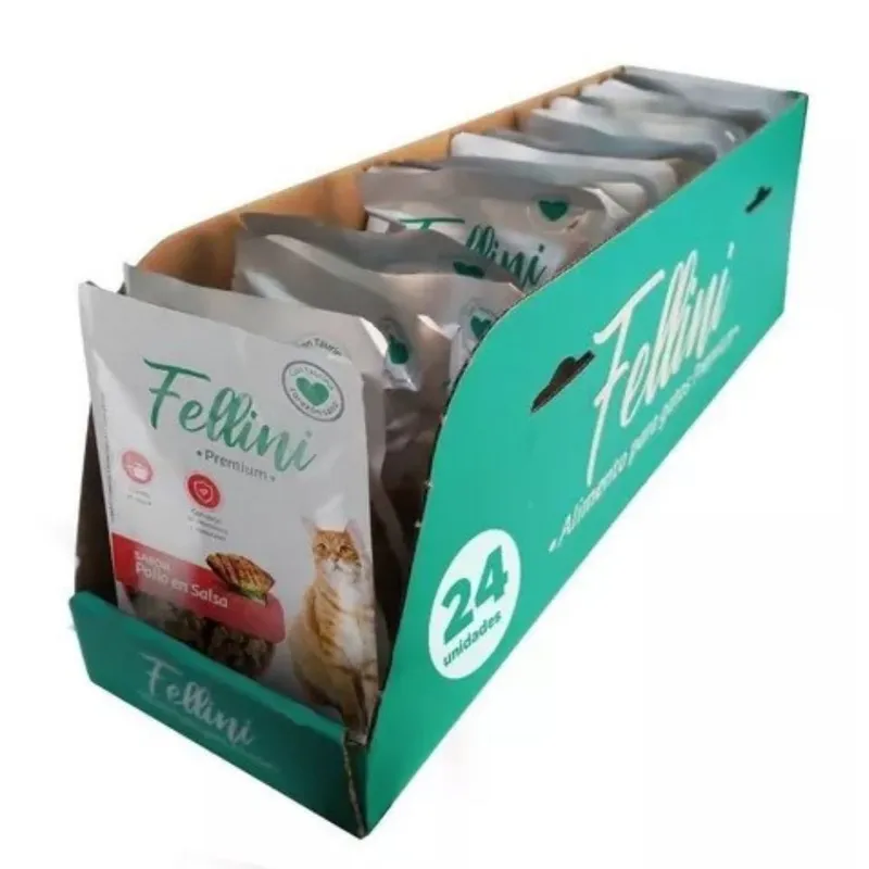 TRAPER - Fellini Pollo en Salsa 85gr caja de 24 unid