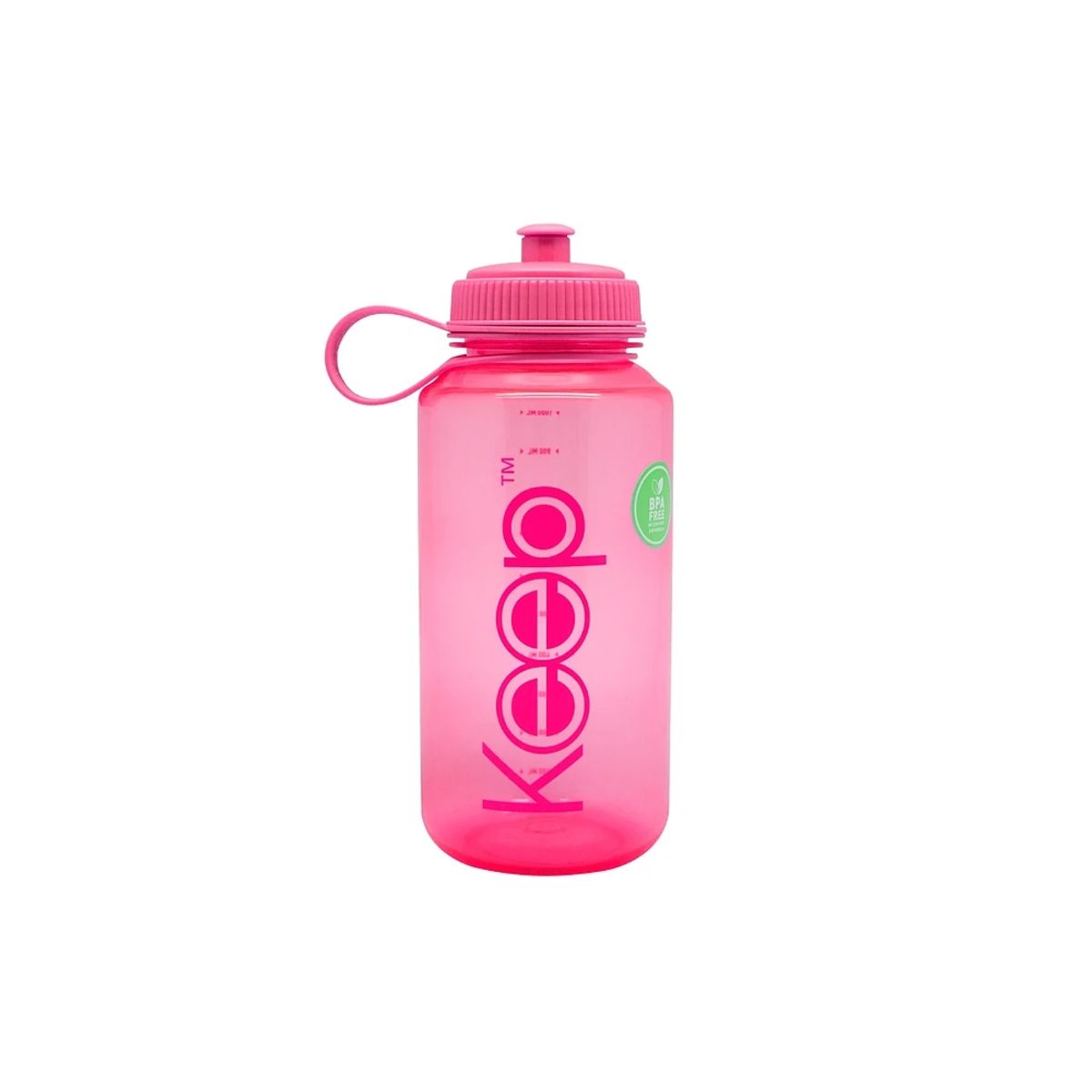KEEP - Botella De Agua Keep 1 Litro Deportiva Rosa