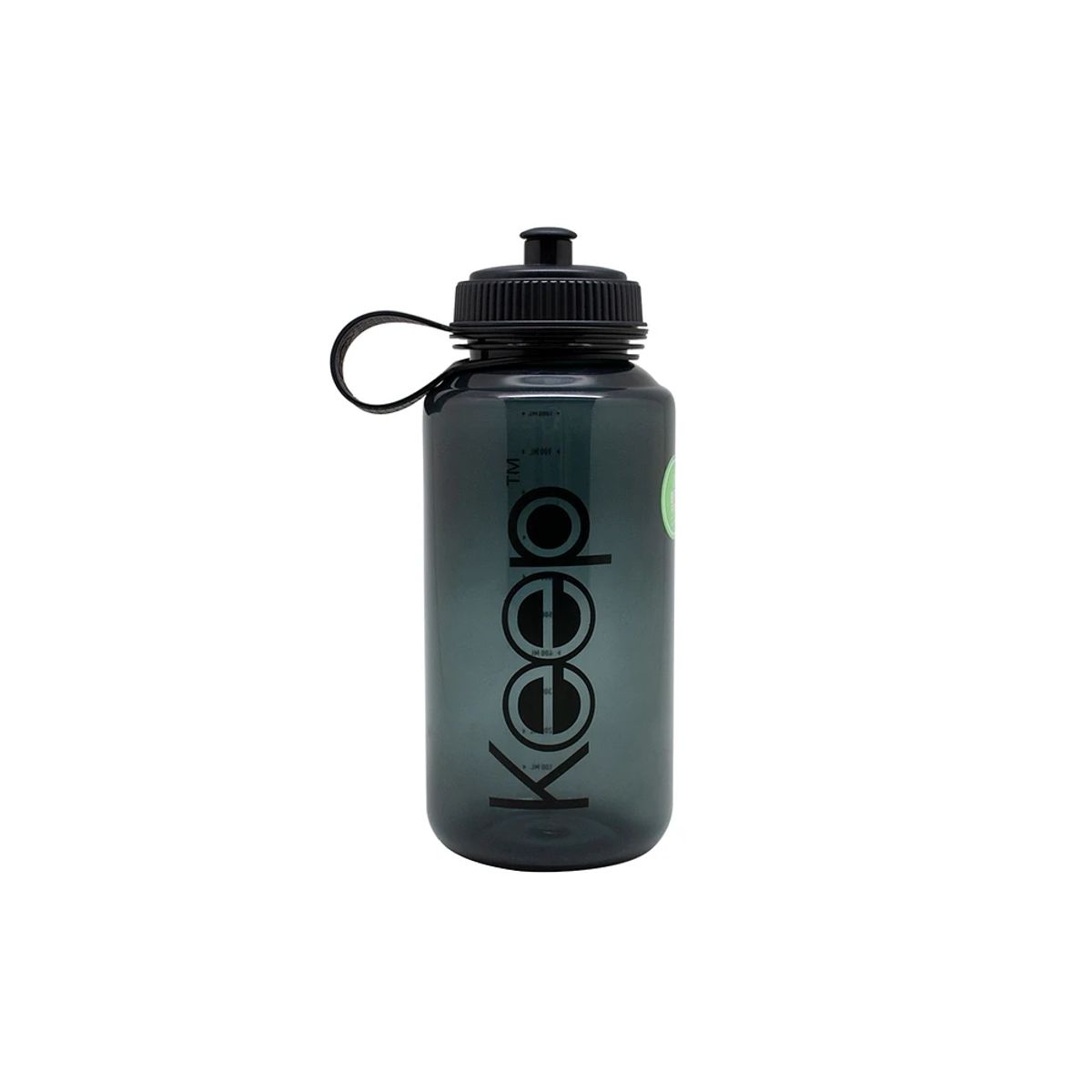 KEEP - Botella De Agua Keep 1 Litro Deportiva Negra