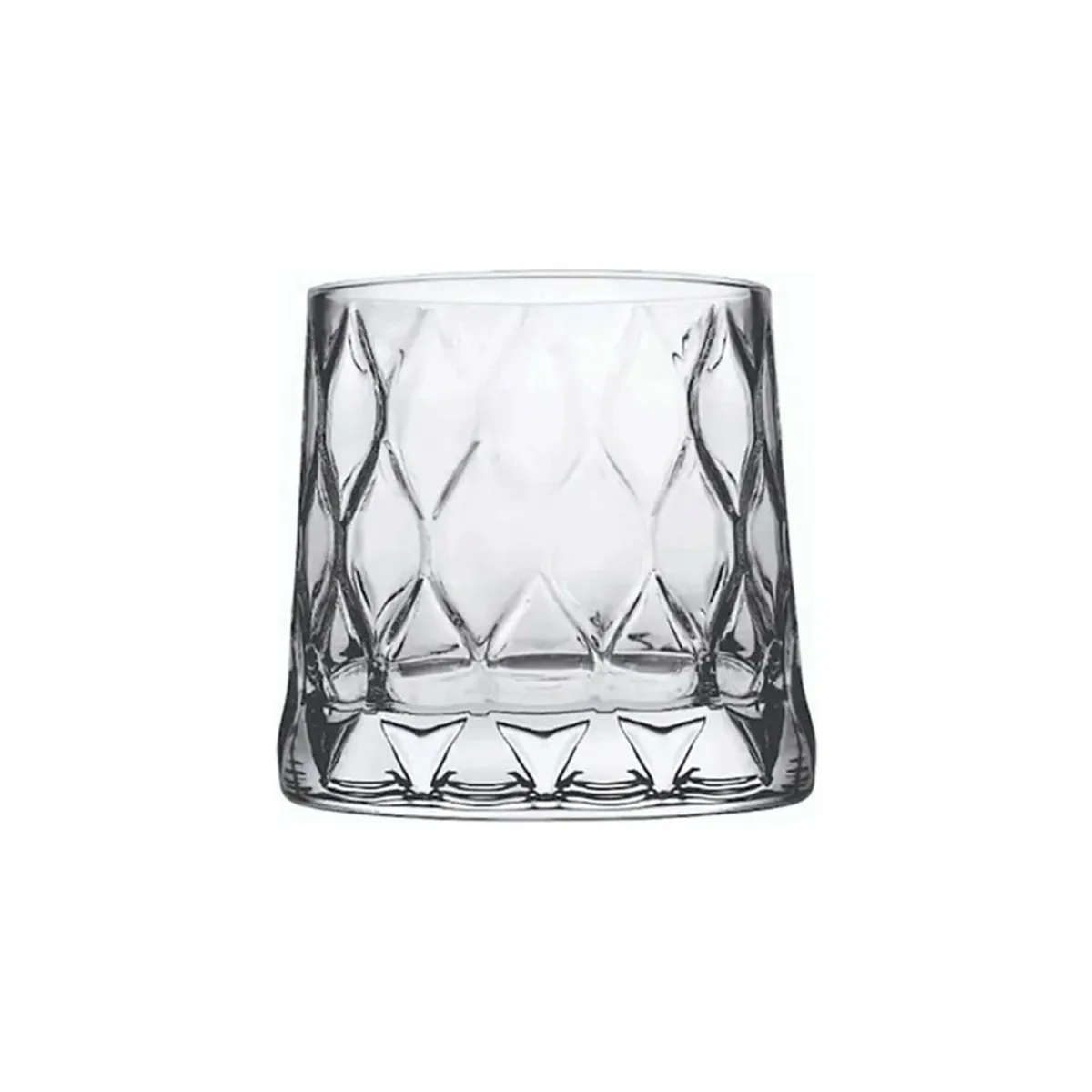 PASABAHCE - Vaso rock leafy 300 cc Set 6 pcs