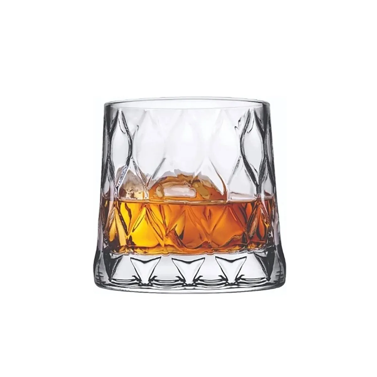 PASABAHCE - Vaso rock leafy 300 cc Set 6 pcs